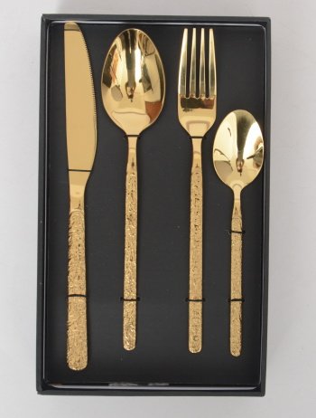 YF9016  16PCS 1,109KG GOLD STAINLESS STEEL