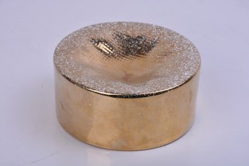 5796 PLAT 15,5X7CM 0,576KG DORE BLANC GRES