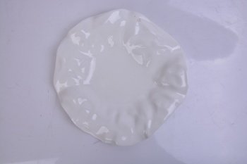 3772 PLAT 27CM 0,656KG BLANC GRES