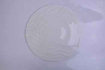 4828 PLAT 27CM 0,821KG BLANC GRES