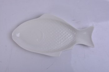 12815612182 PLAT 14,5X27CM 0,414KG BLANC GRES