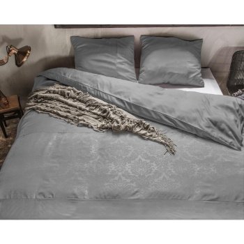 8720105600760  240 X 200CM 60X70cmX2 1.535 KG GRIS 100% MICRO PERCAL