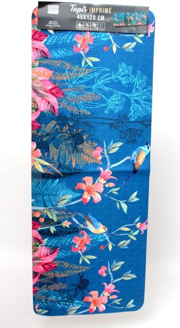 1741199  45X120CM 0.968KG BLEU ROSE 100%POLYSTER