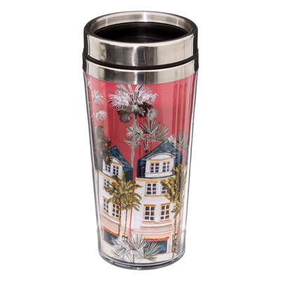 181815  18 X 8cm 0,185 KG ROUGE METAL