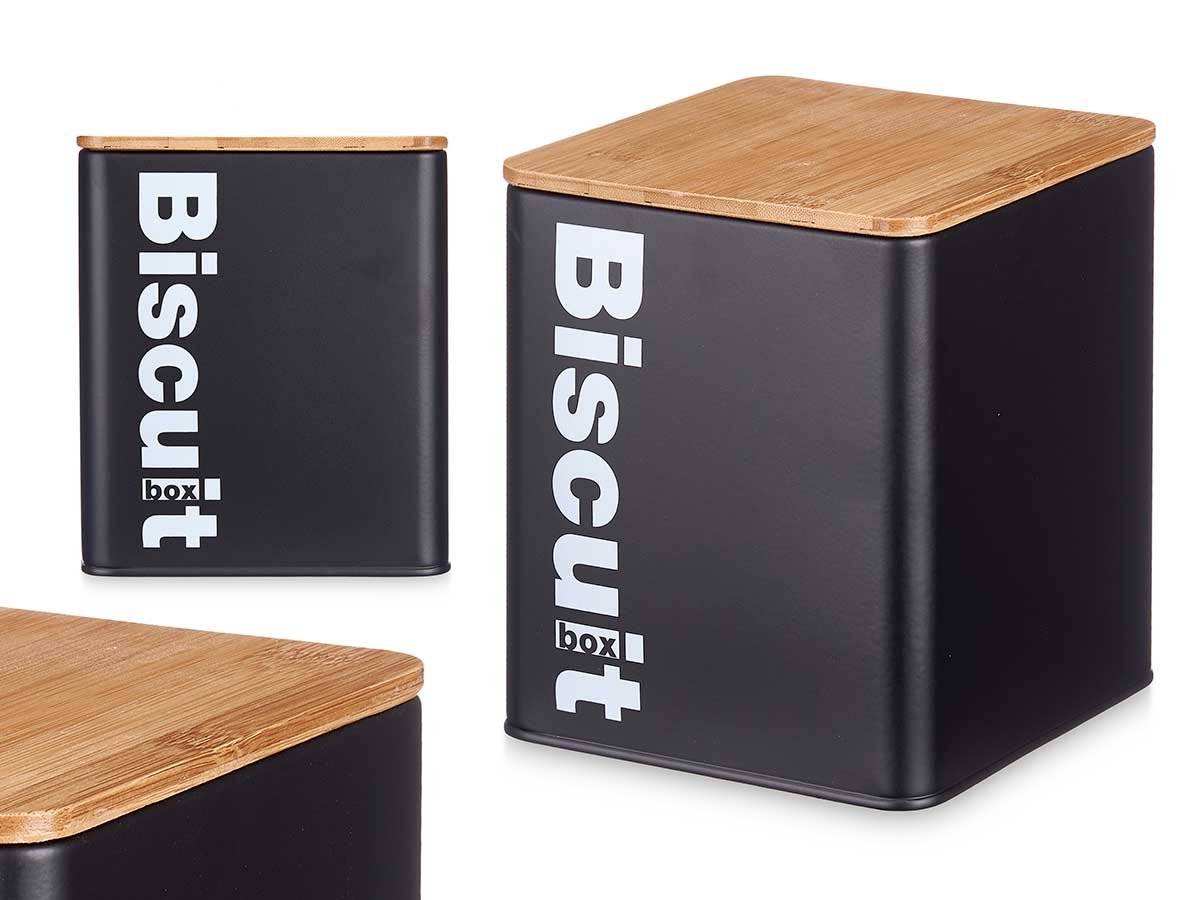 86936 Boîte14X 16.5CM 0.423 KG  NOIR  METAL  BOIS