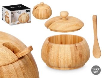 10432 sucrier 8X12CM 0.265 KG BEIGE BAMBOU