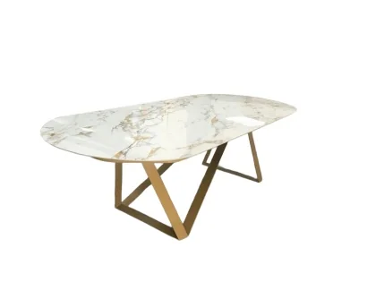 TABLE 2,5X1,20X80CM DORE BLANC