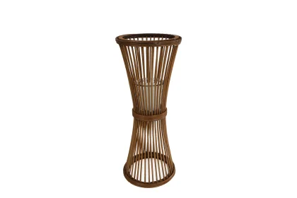 100104	 19,5x19,5x50CM 0.547KG MARRON SAULE