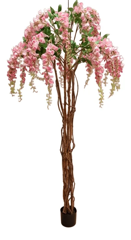 52216-7 PLANTE 210CM 6,779KG ROSE BOIS PLASTIQUE