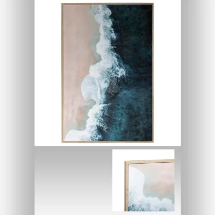 179516	  60x90CM 2.100KG MARRINE BLANC BOIS