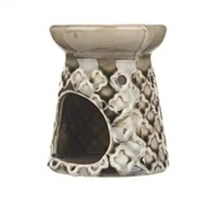 84549 BOUGEOIR 8X10 CM 0.292KG KAKI CERAMIQUE