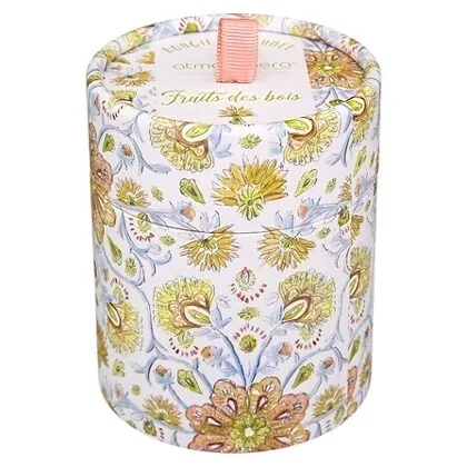 184726 BOUGIE 10X8 CM 0.351KG MOUTARDE CIRE VERRE